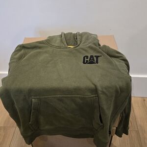 Caterpillar Kids Olive Hoodie